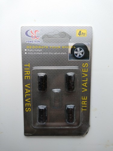 Black tire air valve - black,